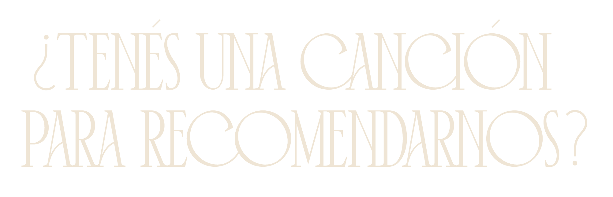 que cancion no puede faltar?